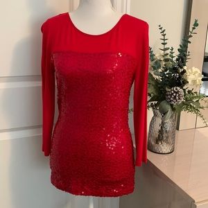 Calvin Klein sequin top size XS